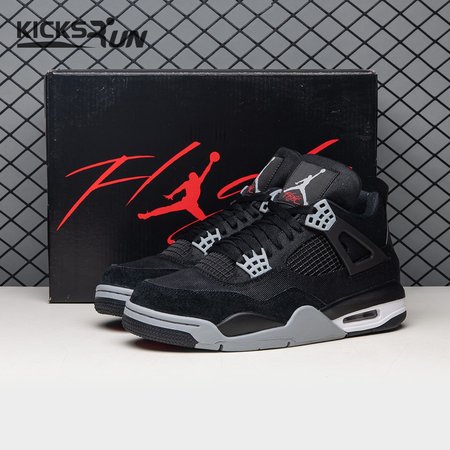 Air Jordan 4 Retro SE Black Canvas DH7138-006 Men's