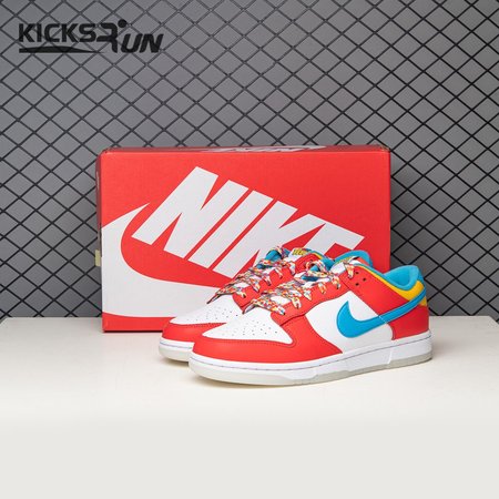 Nike Dunk Low QS LeBron James Fruity Pebbles DH8009-600 Unisex