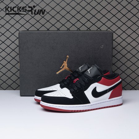 Jordan 1 Low Black Toe 553558-116 Unisex