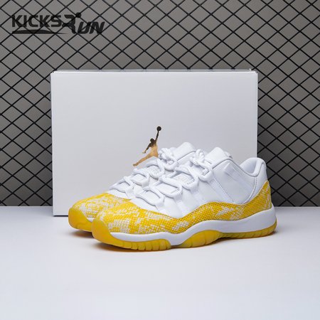 Jordan 11 Retro Low Tour Yellow Snakeskin AH7860-107 Men's