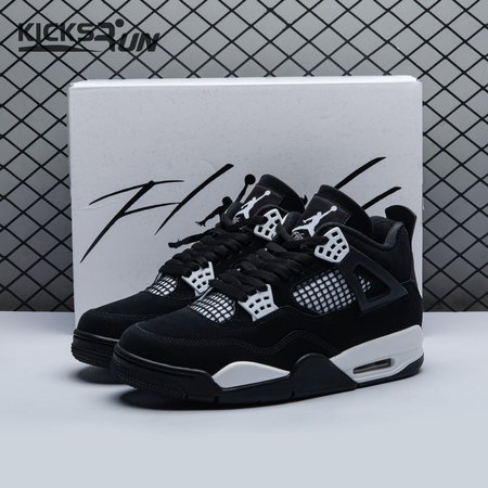 Air Jordan 4 Retro White Thunder FQ8138 001 Unisex
