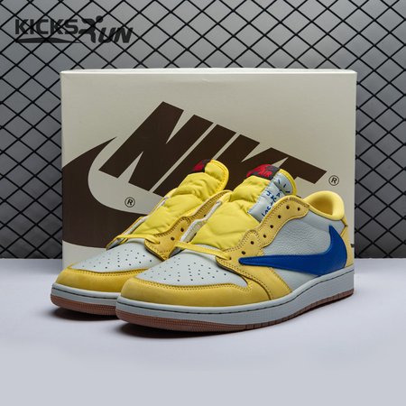 Jordan 1 Retro Low OG SP Travis Scott Canary DZ4137-700 Unisex