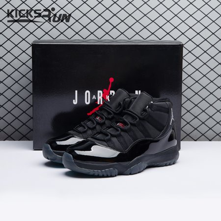 Air Jordan 11 "Black Red Grey" Men's