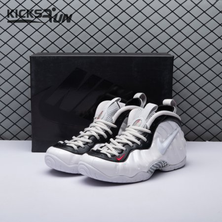 Nike Air Foamposite Pro White Black University Red 624041-103 Men's