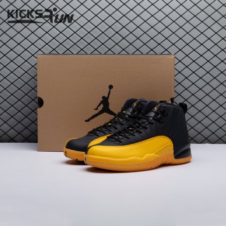 Jordan 12 Retro Black University Gold 130690-070 Men's