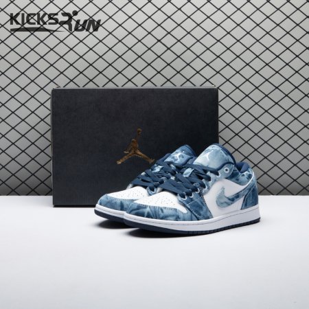 Jordan 1 Low Washed Denim CZ8455-100 Unisex