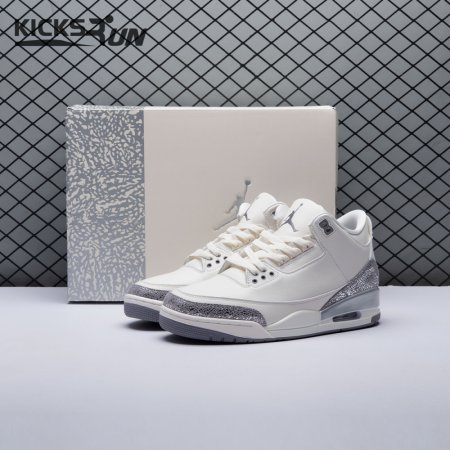 Jordan 3 Retro Sail Cement Grey CK9246-100 Unisex