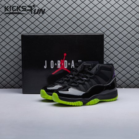 Air Jordan 11 GS Black Barely Volt Men's