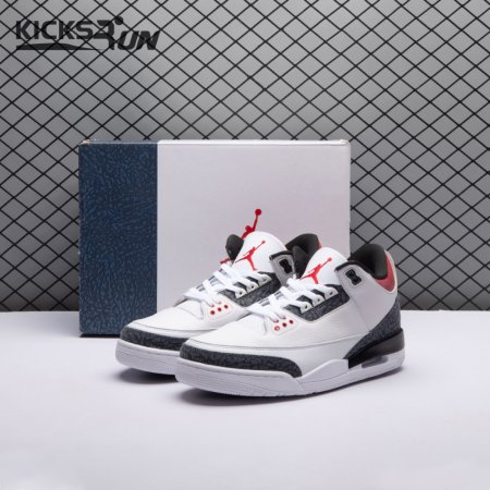 Air Jordan 3 Retro Denim SE 'Fire Red' Men's
