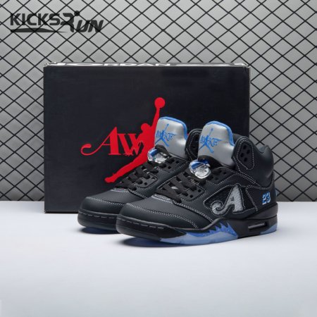 Awake NY x Air Jordan 5 "Black/Racer Blue" DV4982-004 Unisex