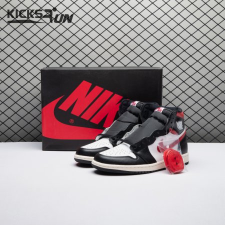 Jordan 1 Retro High Black Gym Red Men's