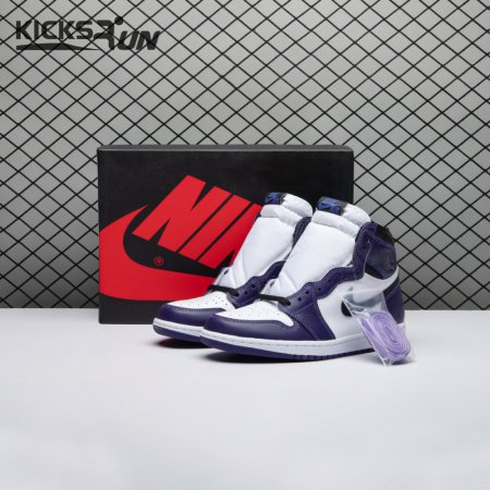 Jordan 1 Retro High Court Purple White Men's