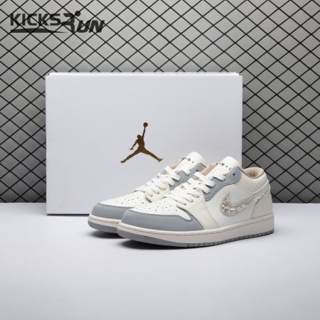 Jordan 1 Low Sail Soft Pearl IH7323-100 Unisex