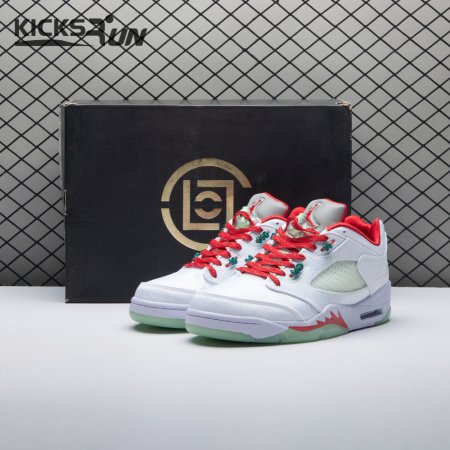 Jordan 5 Retro Low CLOT White Silk 20th Anniversary 1551183 Unisex