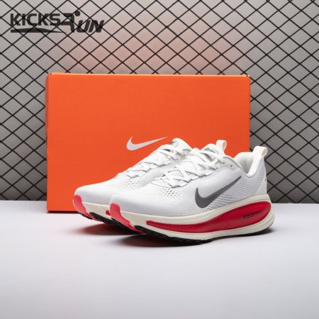Nike Vomero 18 Platinum Tint Siren Red Light Smoke Grey Metallic Pewter HM6803-001 Unisex