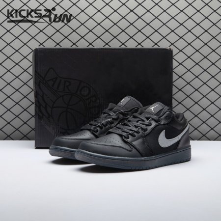 Jordan 1 Low Black White Dark Smoke Grey HV5968-001 Unisex