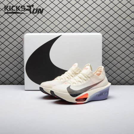 Nike Air Zoom Alphafly Next% 3 Coconut Milk Dusty Amethyst Glacier Blue Off Noir FD8315-101 Unisex