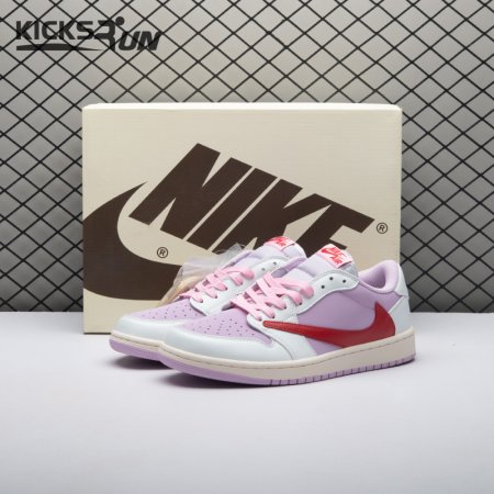 Travis Scott x Air Jordan 1 Low White Pink DM7866-106 Unisex