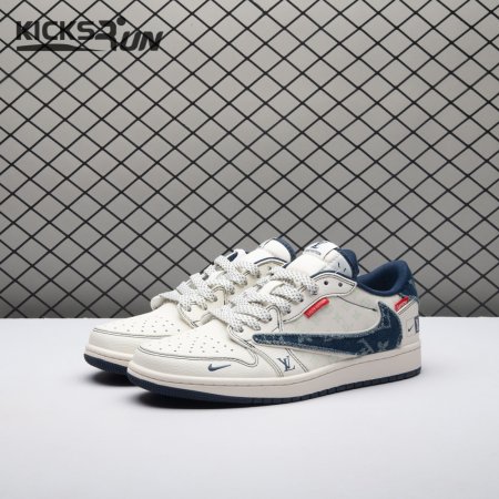 Travis Scott x VL x Jordan 1 Low CX5050-Y16 Unisex