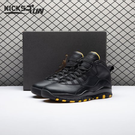 Air Jordan 10 Black Yellow HJ6779-001 Men's