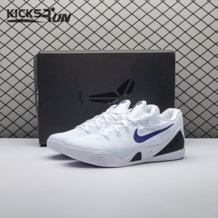 Nike Kobe 9 Elite Low EM Protro White Court Purple IH1401-100 Unisex