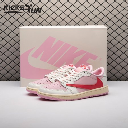 Travis Scott x Air Jordan 1 Low OG Tropical Pink IQ7604-101 Unisex