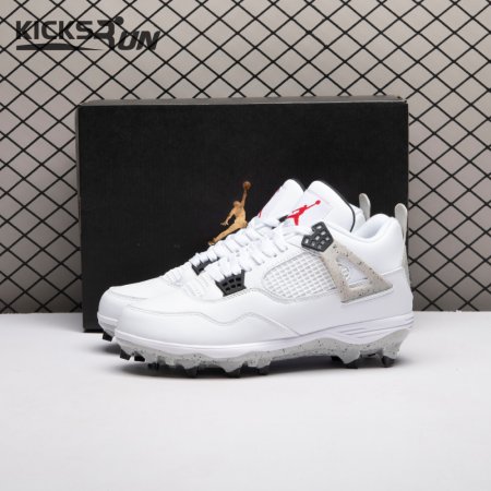 Air Jordan 4 Retro TD Cleat White Cement HQ0207-106 Men's