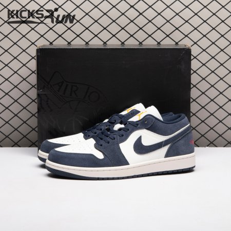 Jordan 1 Low SE Obsidian Suede IO7448-400 Unisex