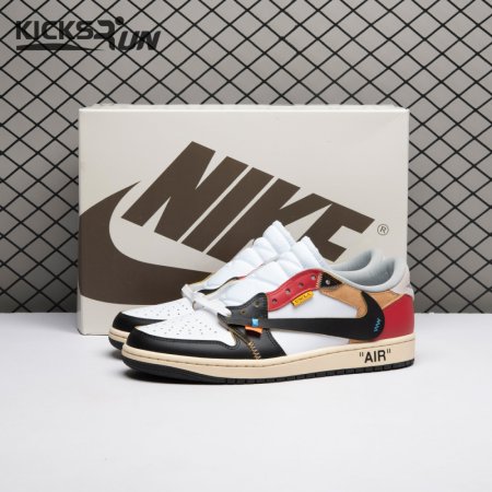 Travis Scott x OFF-WHITE x Air Jordan 1 XZ6868-005 Unisex