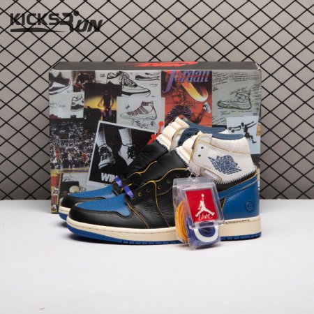 Jordan 1 Retro High OG SP Fragment x Union LA Sport Royal IO7847-001 Unisex