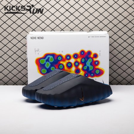 Nike Mind 001 Slide Blackened Blue Game Royal HQ4307-400 Unisex（Runs Small)