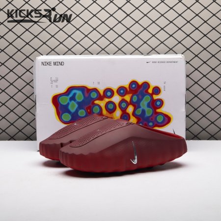 Nike Mind 001 Slide Team Red University Red HQ4307-601 Unisex（Runs Small)